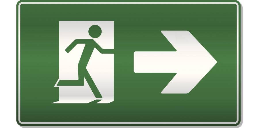 exit-sign-with-arrow