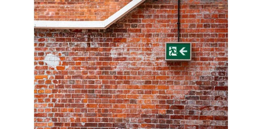 green-exit-sign