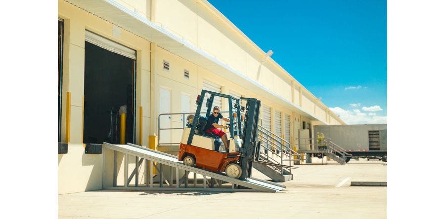 warehouse dock ramp