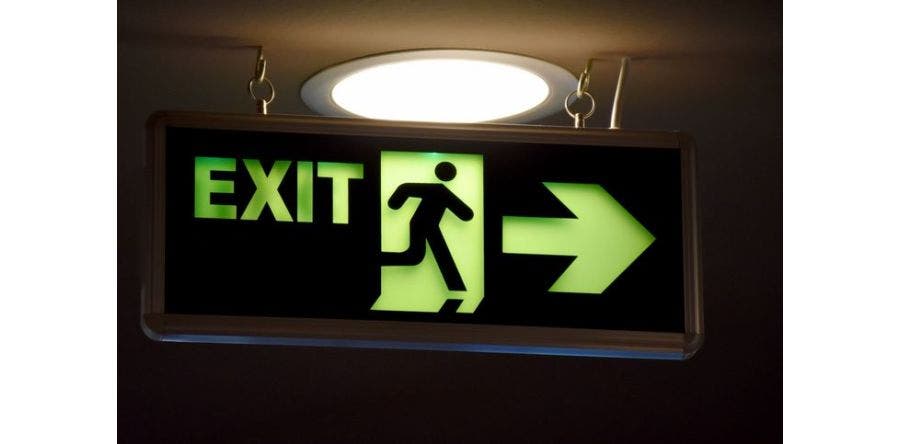 exit-sign-with-arrow