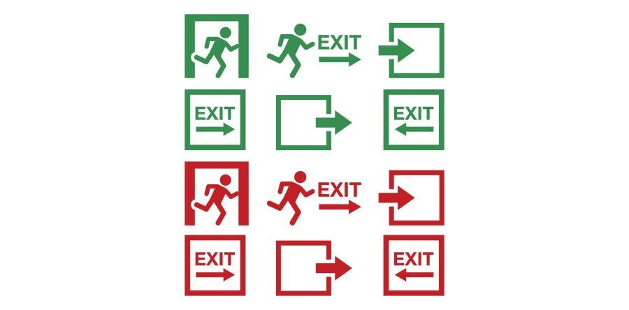 red-green-exit-sign