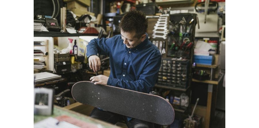 skateboarding